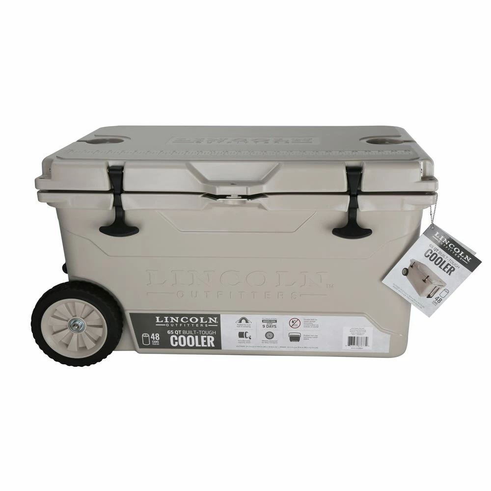 Lincoln Outfitters 65 Quart High Performance Cooler, Tan - 87-677-0204 - Coolers 3 Lincoln Outfitters 65 Quart High Performance Cooler, Tan - 87-677-0204 - Coolers