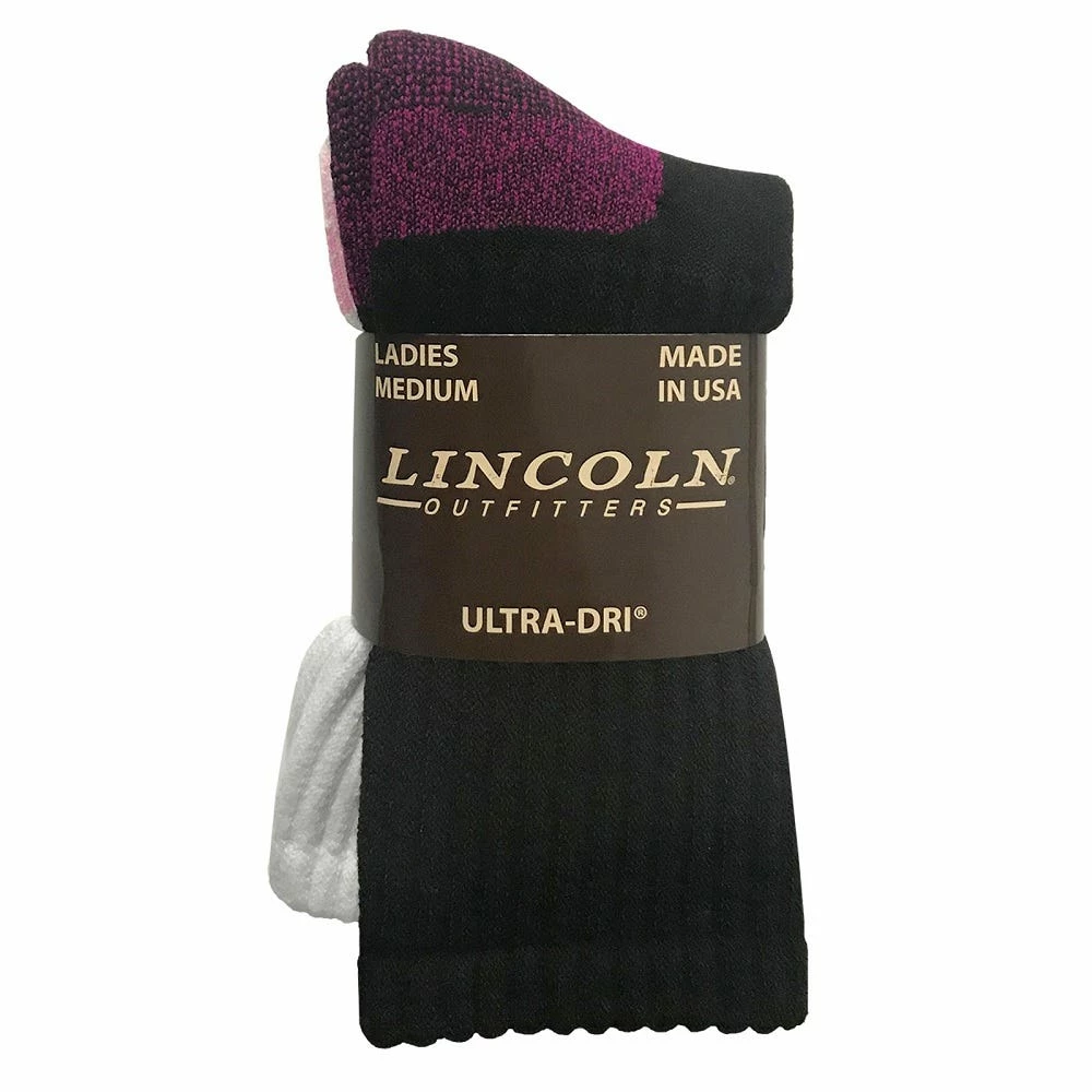Lincoln Outfitters Women's Cotton Crew Socks 2 Pack - L2/949-B/W - Socks Women's 3 Lincoln Outfitters Women's Cotton Crew Socks 2 Pack - L2/949-B/W - Socks Women's