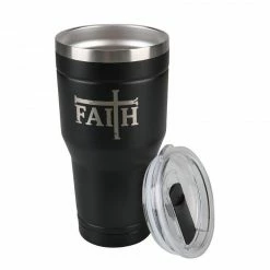 Lincoln Outfitters "Faith" 30 oz. Religious Tumbler, Black - 89-634-0204 - Tumblers -Lincoln Outfitters Shop 1a5831bfb170801ebe23f9b3ee51ea5f0a6ab92a 32631057 3