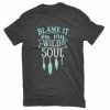 Lincoln Outfitters Ladies Blame My Wild Soul Short Sleeve T-Shirt - LO-L167 - T-Shirts -Lincoln Outfitters Shop 26955cf73e3fa231e9c34596ac445e45bcc61479 LO L167 1