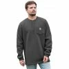 Lincoln Outfitters Men's Sherpa Henley Gray - LOKL-E0378-GUNHTR - Long Sleeve Shirts -Lincoln Outfitters Shop 2863e366b7cfa46ea504c49cb10056f834e85a00 IMG LOKL E0378GUN