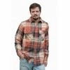 Lincoln Outfitters Men's Big and Tall Brawny Flannel Rust Plaid LOFB-A0418BT - Long Sleeve Shirts