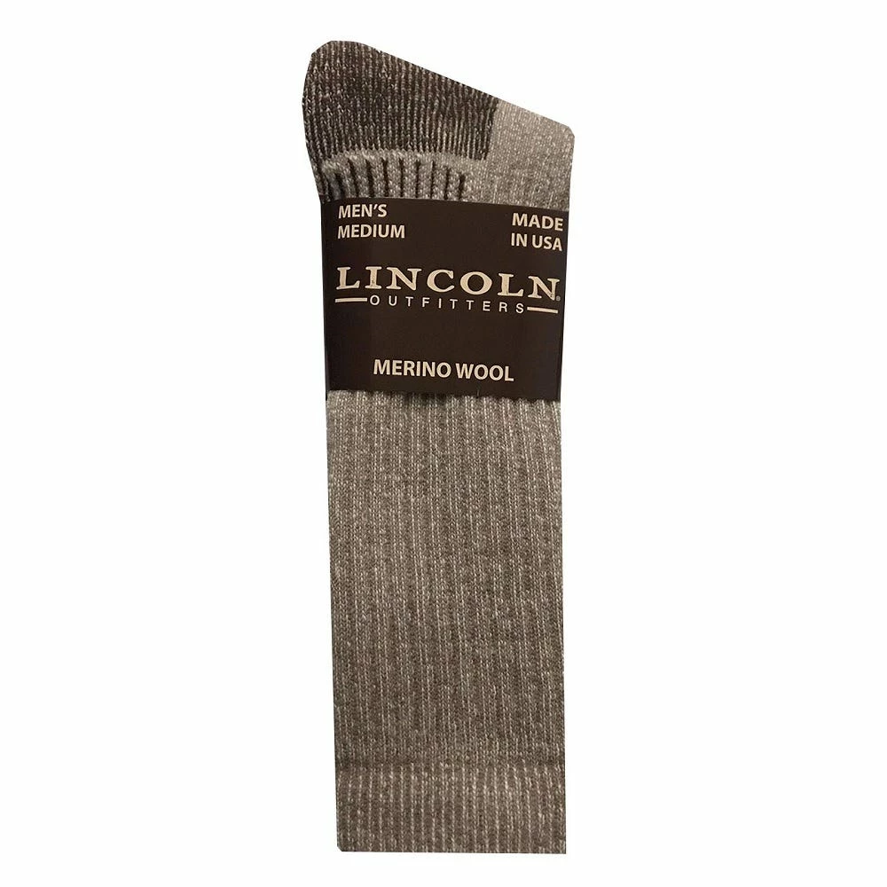 Lincoln Outfitters Men's Deluxe Merino Wool Sock Brown - L72273-BRN - Socks 3 Lincoln Outfitters Men's Deluxe Merino Wool Sock Brown - L72273-BRN - Socks
