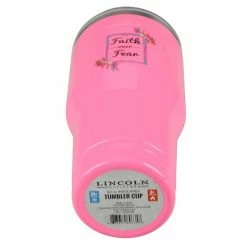 Lincoln Outfitters "Faith Over Fear" 30 oz. Religious Tumbler, Pink - 89-635-0204 - Tumblers -Lincoln Outfitters Shop 3e077cb52414a55d4025991f91033a781b438ed8 32631058 4