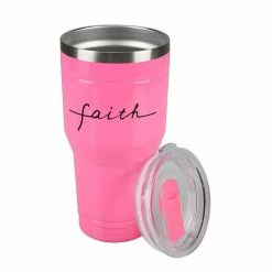 Lincoln Outfitters "Faith" 30 oz. Religious Tumbler, Pink - 89-636-0204 - Tumblers -Lincoln Outfitters Shop 438f9feeaf46c14d42097e6c752ceae810537d56 32631059 3