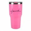 Lincoln Outfitters "Faith" 30 oz. Religious Tumbler, Pink - 89-636-0204 - Tumblers -Lincoln Outfitters Shop 576b7ab99d88879d171ed60f05398672c461a0ca 32631059