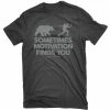 Lincoln Outfitters Men's Short Sleeve Sometimes Motivation Finds You T-Shirt Washed Black - LO-148-WB - T-Shirts -Lincoln Outfitters Shop 64b1b161a4c59bd46183cef546386e13b0f6799c LO 148 WASHED BLACK