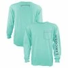 Lincoln Outfitters Men's Heavyweight Long Sleeve Pocket Graphic Tee Beach Glass- LOLSPK-01-BG - Long Sleeve Shirts -Lincoln Outfitters Shop 6537bd73082070e5a3119a6a47395256c33bbb51 LOLSPK 01 BEACH GLASS