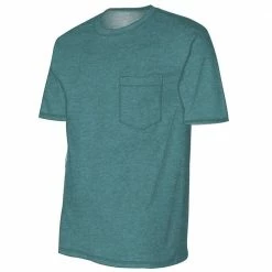 Lincoln Outfitters Men's Heavyweight Pocket T-Shirt -  LOPK-01-TEAL - T-Shirts
