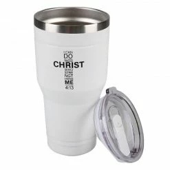 Lincoln Outfitters "All Things Through Christ" 30 oz. Religious Tumbler, White - 89-645-0204 - Tumblers -Lincoln Outfitters Shop 6942b52d8069dcc73aa1e10baedce3b2599453b3 32631068 3