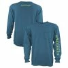 Lincoln Outfitters Men's Heavyweight Long Sleeve Pocket Graphic Tee Bluesteel - LOLSPK-01-BS - Long Sleeve Shirts -Lincoln Outfitters Shop 7c37f0f152d6eb1ec50ab44271d3c58ef0ef14ab LOLSPK 01 BLUESTEEL