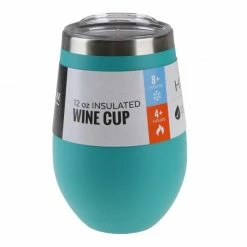 Lincoln Outfitters 12 Oz. Wine Cup Teal 87-967-0204 - Water Bottles & Hydration
