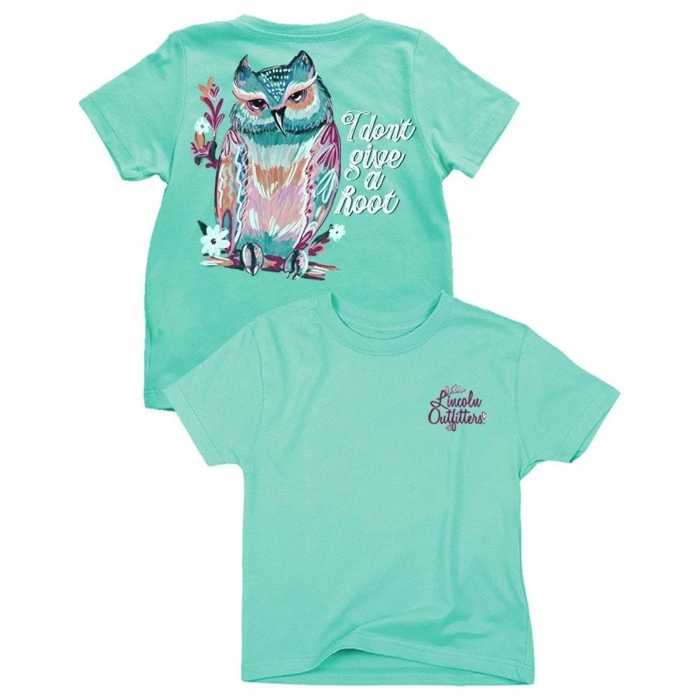 Lincoln Outfitters Youth Girl's Don't Give A Hoot Short Sleeve T-Shirt - LOY-28 - T-Shirts 3 Lincoln Outfitters Youth Girl's Don't Give A Hoot Short Sleeve T-Shirt - LOY-28 - T-Shirts