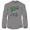LO Youth Boy's Buck Wild Long Sleeve T-Shirt Gray - LOYMM-04 - T-Shirts -Lincoln Outfitters Shop 9378f02b1f187f05b9036ba5cdb99cba6a9a92fe LOYMM 04 FROST GRAY