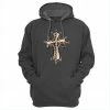 Lincoln Outfitters Cross Design Ladie's Long Sleeve Hoodie, Charcoal Heather - LO-LH27 - Hooded Sweatshirts Women's -Lincoln Outfitters Shop 94b620032b62f265bbd0464e0344d1d1147c6a7b LO LH27