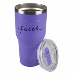 Lincoln Outfitters "Faith" 30 oz. Religious Tumbler, Purple - 89-640-0204 - Tumblers -Lincoln Outfitters Shop a98db8ec1a5d274aa882501a8edf0e682da9d731 32631063 3
