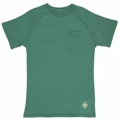 Lincoln Outfitter's Short Sleeve Performance Tee Green - RK2PN - T-Shirts