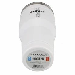 Lincoln Outfitters "All Things Through Christ" 30 oz. Religious Tumbler, White - 89-645-0204 - Tumblers -Lincoln Outfitters Shop cdb9d6b1820308fb03d385aabd2d10a5b879c2a5 32631068 4