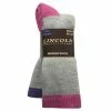 Lincoln Outfitters Women's Merino Wool Blend Boot Sock 2 Pack Grey - L2/704-FU-PU - Socks -Lincoln Outfitters Shop e6ab1a6cf1e12486d0a4bfb6de8953afc22a9409 86591994