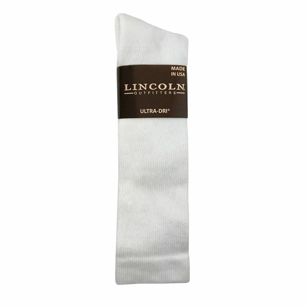 Lincoln Outfitters Men's Western Boot Sock White - L9157-W - Socks 3 Lincoln Outfitters Men's Western Boot Sock White - L9157-W - Socks