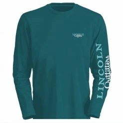 Lincoln Outfitters Ladie's Long Sleeve Logo Shirt, Pacific - LO-LLS708-P - Long Sleeve Shirts Women's